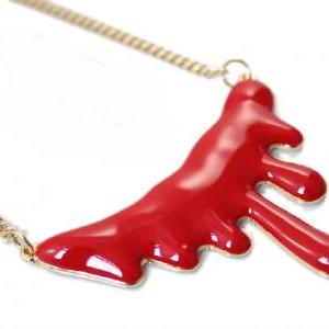 Personalized Necklace Funny Blood